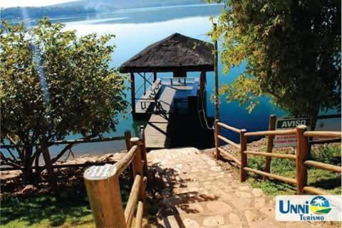 Aldeia Do Lago C204- Com Cozinha , Churrasqueira E Bebidas Liberadas No Parque Aquatico, Internet Banda Larga, Ponto Recarga De Carro Eletrico カルダス・ノバス エクステリア 写真